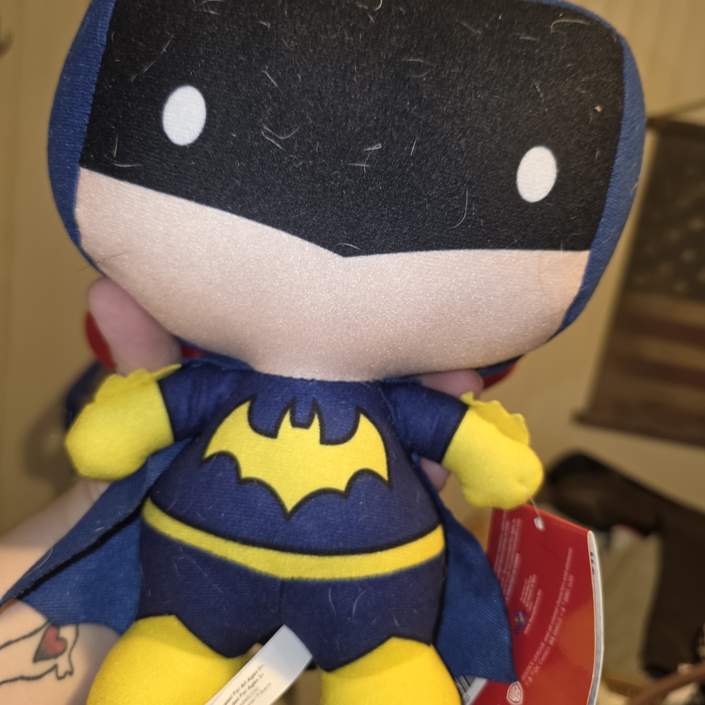 DC Comics Plush Batgirl Stuffed Toy - Yellow & Blue